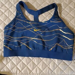 NIKE  Teal Sports Bra Athletic Dri-Fit